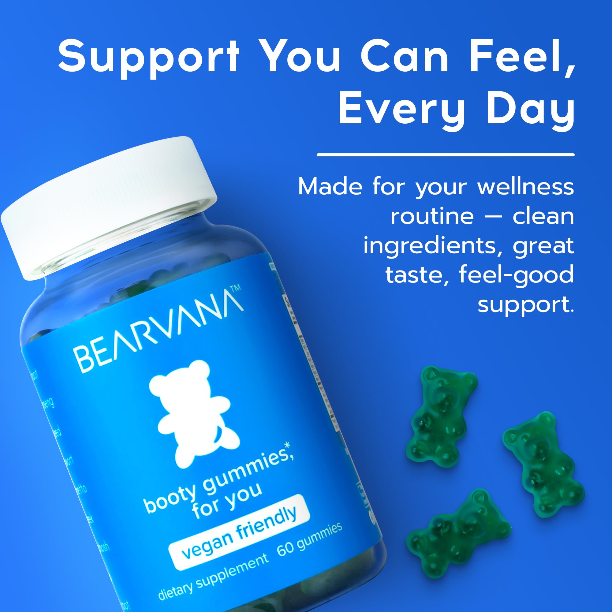 BEARVANA Women's Multivitamin Gummies in hand