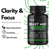 Beast Mind Focus Nootropic Supplement ingredients list