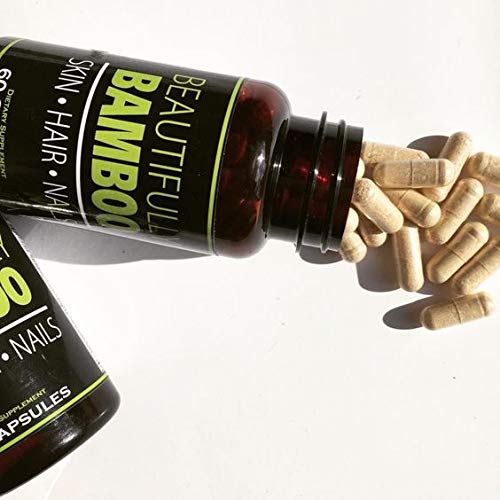 Beautifully Bamboo Hair, Skin & Nails Supplement side view