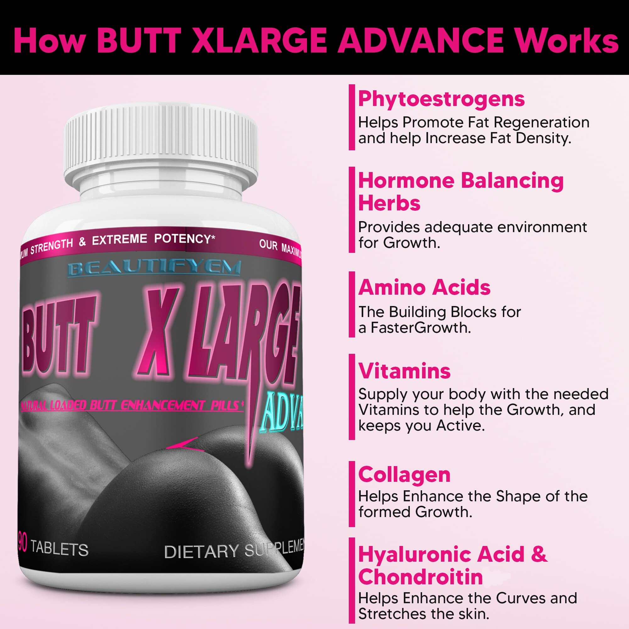 BEAUTIFYEM Butt XLarge Advance 136g side view