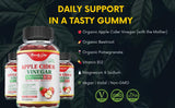 Beauty Grip Organic Apple Cider Vinegar Gummies with pomegranate