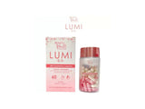 Beauty Vault LUMI 24H Glutathione Capsules with measuring scoop