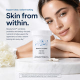 Beautycore Collagen Supplement in a lifestyle setting with flowers