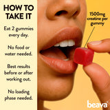 beava Creatine Gummies nutritional information