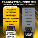 BEBEFEN B8 (Inositol) supplement displayed with other vitamins