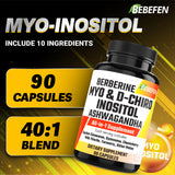 BEBEFEN B8 (Inositol) supplement side view showing ingredients