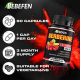 BEBEFEN Blended Vitamin & Mineral Supplement on a wooden table