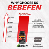 BEBEFEN Blended Vitamin & Mineral Supplement opened bottle with capsules displayed
