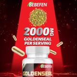 BEBEFEN Goldenseal Extract Capsules 2000mg packaging