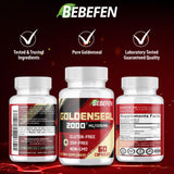 BEBEFEN Goldenseal Extract Capsules 2000mg with measuring spoon