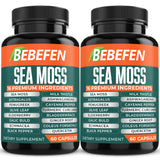 BEBEFEN Sea Moss Complex 120 Capsules front view