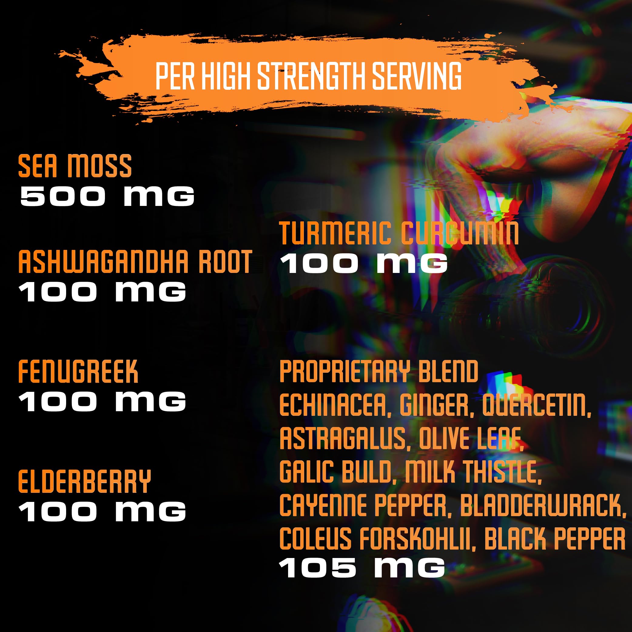 BEBEFEN Sea Moss Complex capsules on a table