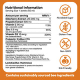 BEE & YOU Kids daily wellness Support Propolis Supplement capsule close-up