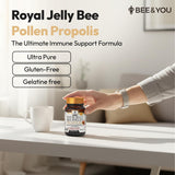 BEE & YOU Royal Jelly Propolis Bee Pollen Tablets packaging