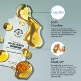 Beekeeper's Naturals Brain Health Liposomal packets opened with contents