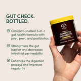 Beekeeper's Naturals Complete a daily routine 90 Capsules on a wooden table