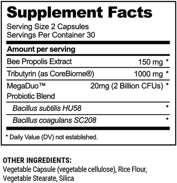 Beekeeper's Naturals Complete a daily routine capsules with a measuring spoon