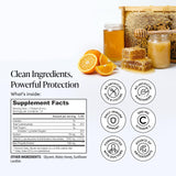 Beekeeper's Naturals Propolis & Vitamin C Supplement 400g side view