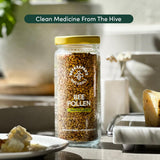 Beekeeper's Naturals Raw Bee Pollen Granules lifestyle shot