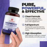 BeElevated Magnesium Complex capsules on a wooden table