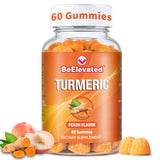 BeElevated Turmeric Ginger Gummies front view with packaging