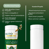 Beelife Green Propolis Capsules showing the ingredient list