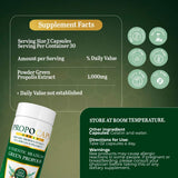 Beelife Green Propolis Capsules with a hand holding the bottle