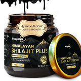 BeepWell Shilajit Resin front view in glass jar