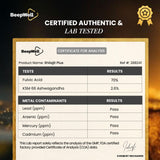 BeepWell Shilajit Resin nutritional information on label