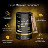 BeepWell Shilajit Resin serving suggestion with tea