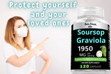 BEIN DOUX Soursop Graviola Capsules with measuring spoon