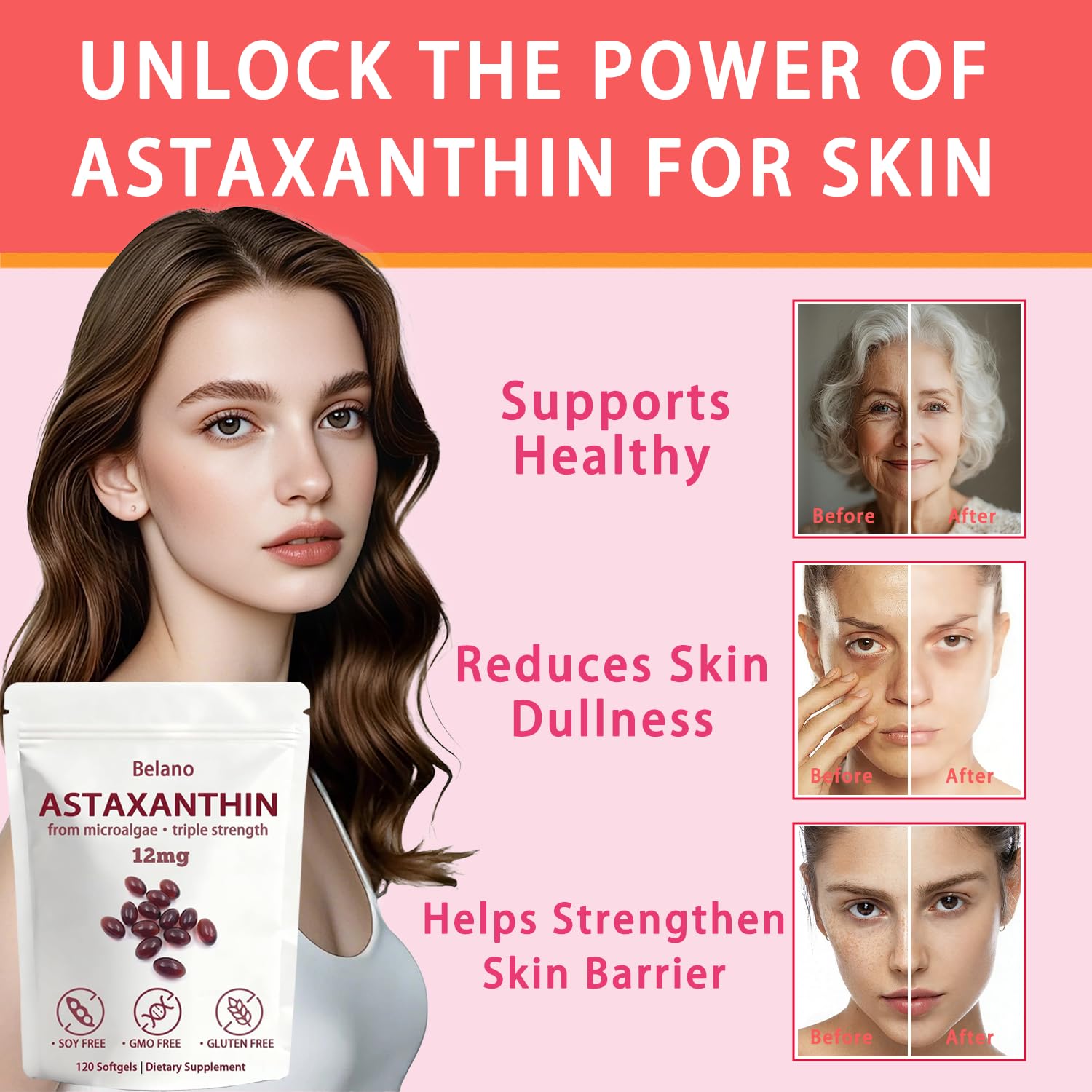 BELANO Blended Vitamin & Mineral Supplement softgels close-up