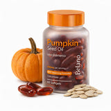 BELANO Pumpkin Seed Oil & Saw Palmetto Softgels bottle front view
