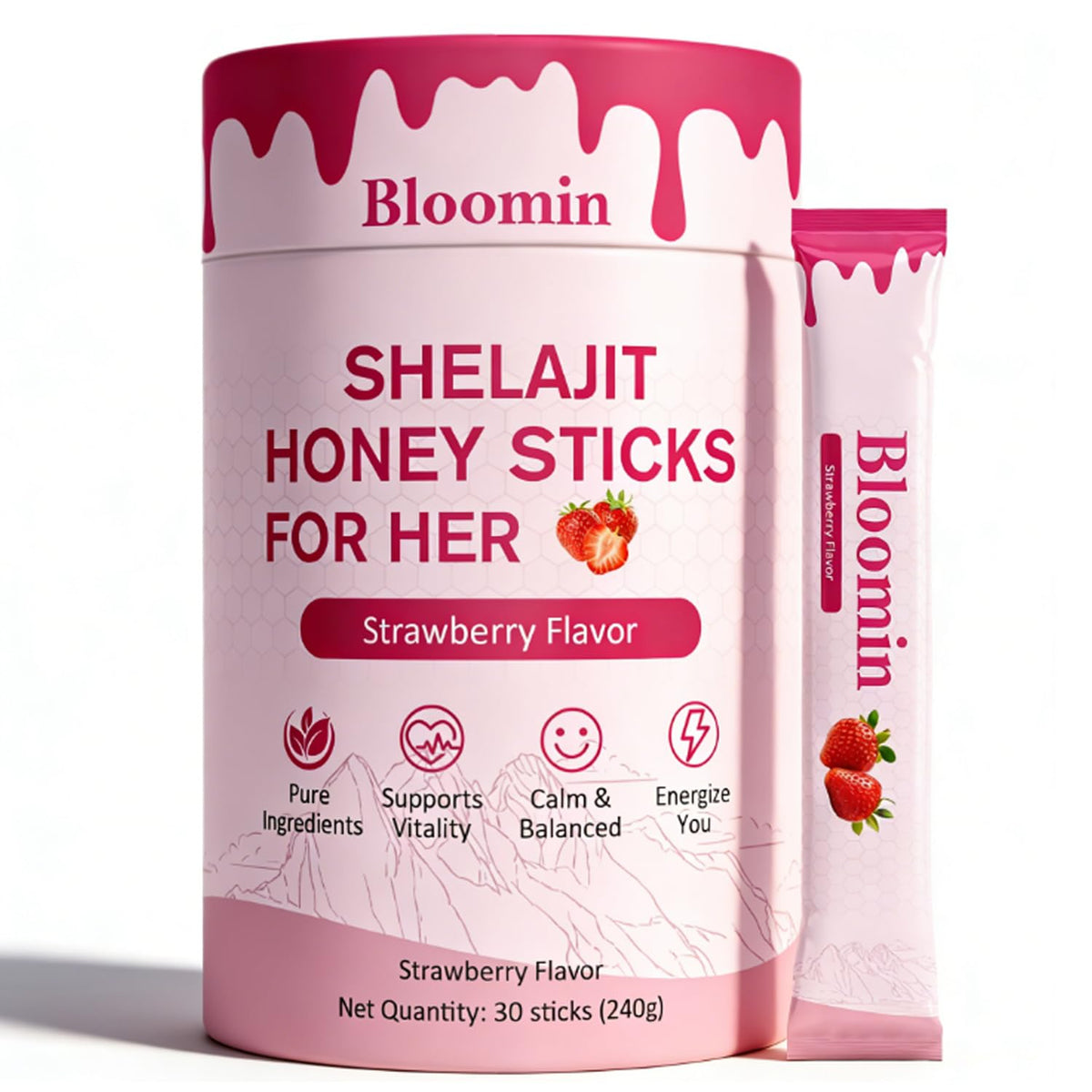 BELANO Shilajit Honey Sticks packaging front view