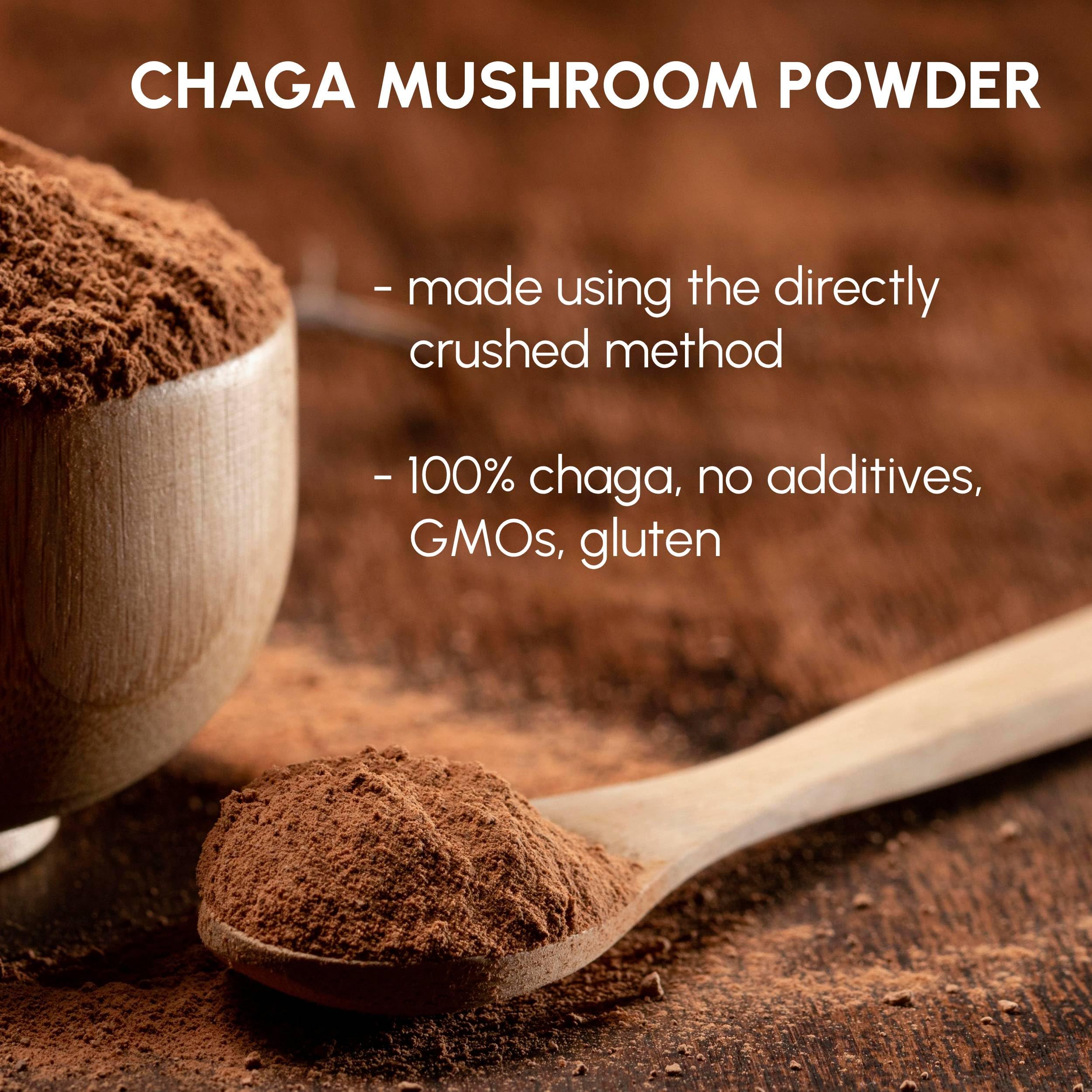Beleon Chaga Mushroom Powder packaging details
