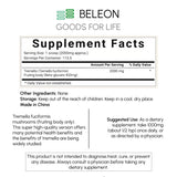 Beleon Goods For Life Tremella Mushroom Powder 240g nutritional information