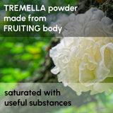 Beleon Goods For Life Tremella Mushroom Powder in a bowl with a spoon