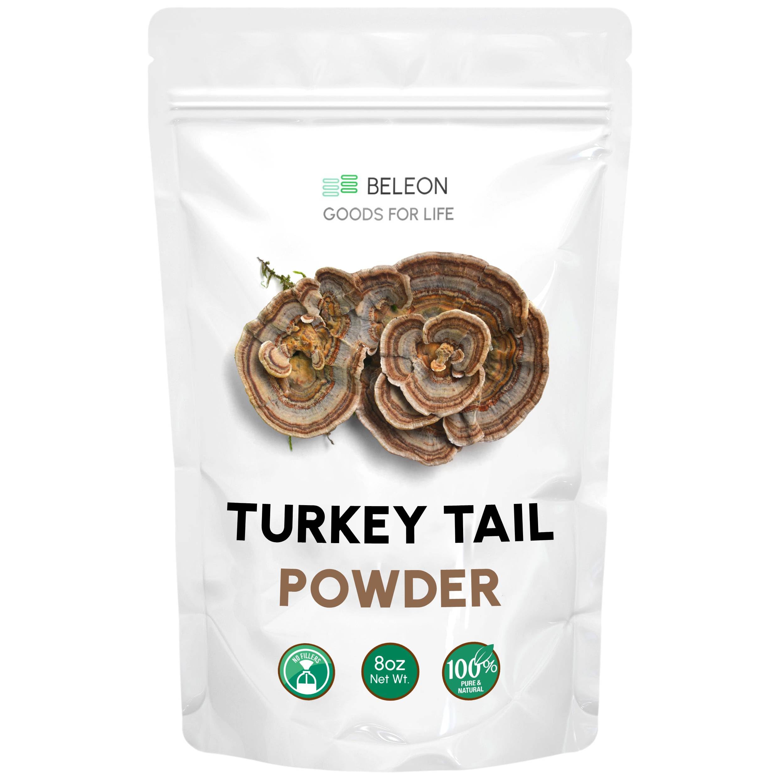 Beleon Goods For Life Turkey Tail Mushroom Powder front view