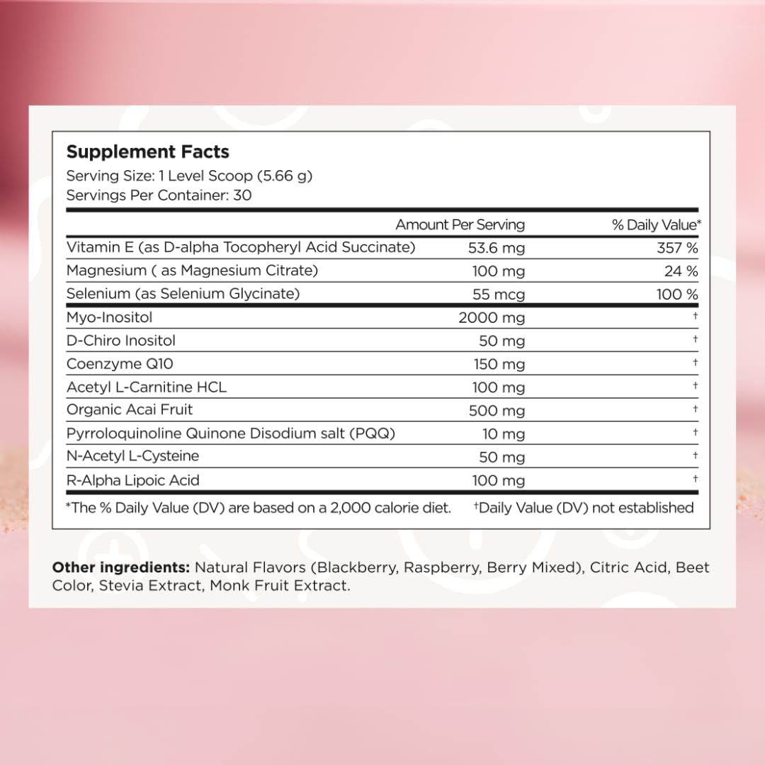 Beli Preconception Supplement packaging side view
