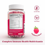 BeLive Elderberry Gummies raspberry flavour close-up