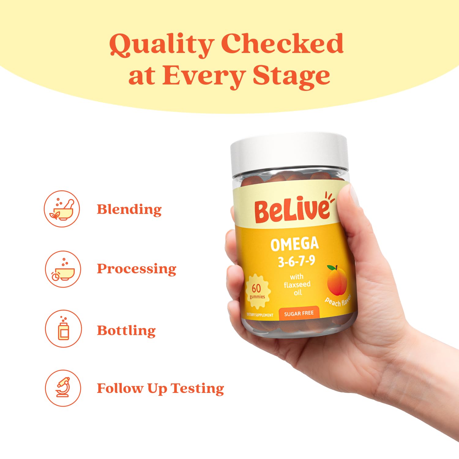 BeLive Omega 3 Gummies in a family setting