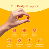 BeLive Omega 3 Gummies packaging side view