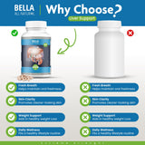 Bella All Natural Liver Extract Supplement displayed with other health products