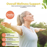 Bella All Natural Moringa Capsules back view with nutritional information