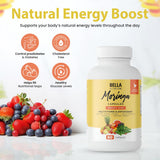 Bella All Natural Moringa Capsules open bottle with capsules