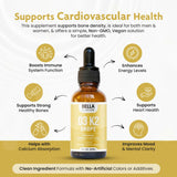 Bella All Natural Vitamin D3 K2 Liquid Drops with dropper