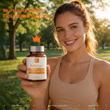 BELLECARE Turmeric Supplement packaging with a measuring spoon