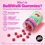 Belli Welli 4-in-1 Gut Wellness Gummies nutritional information