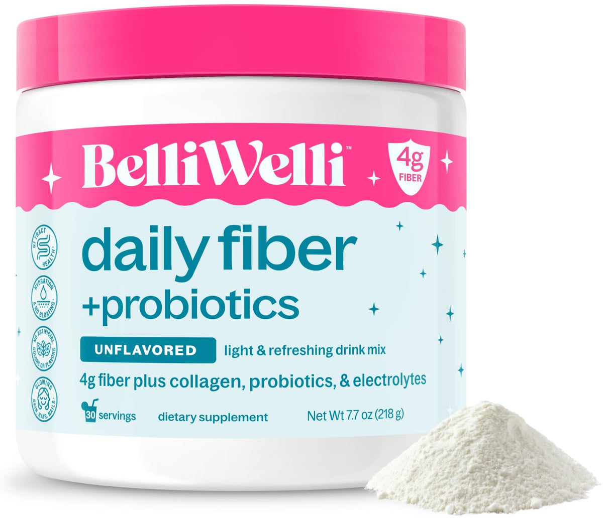 Belli Welli Organic Acacia Fiber Supplement 299g front view