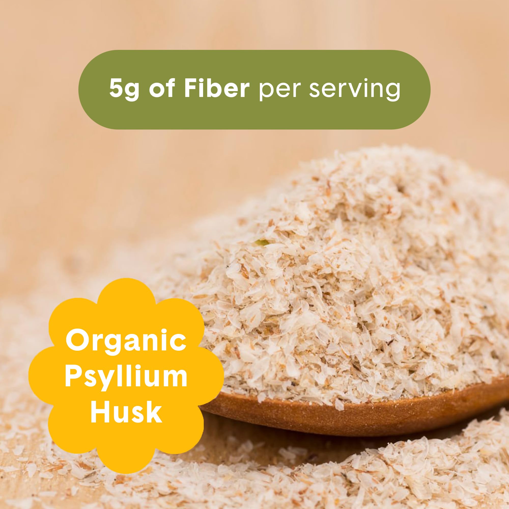 Bellway Super Fiber + Fruit Psyllium Powder mixed in a glass of water